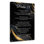 Psaume 23, art mural, versets de la Bible chrétienne, citations inspirantes, impressions sur toile, affiche de l'écriture abstraite, texture de marbre doré noir, décoration de la salle de prière (noir, (36L x 24W))
