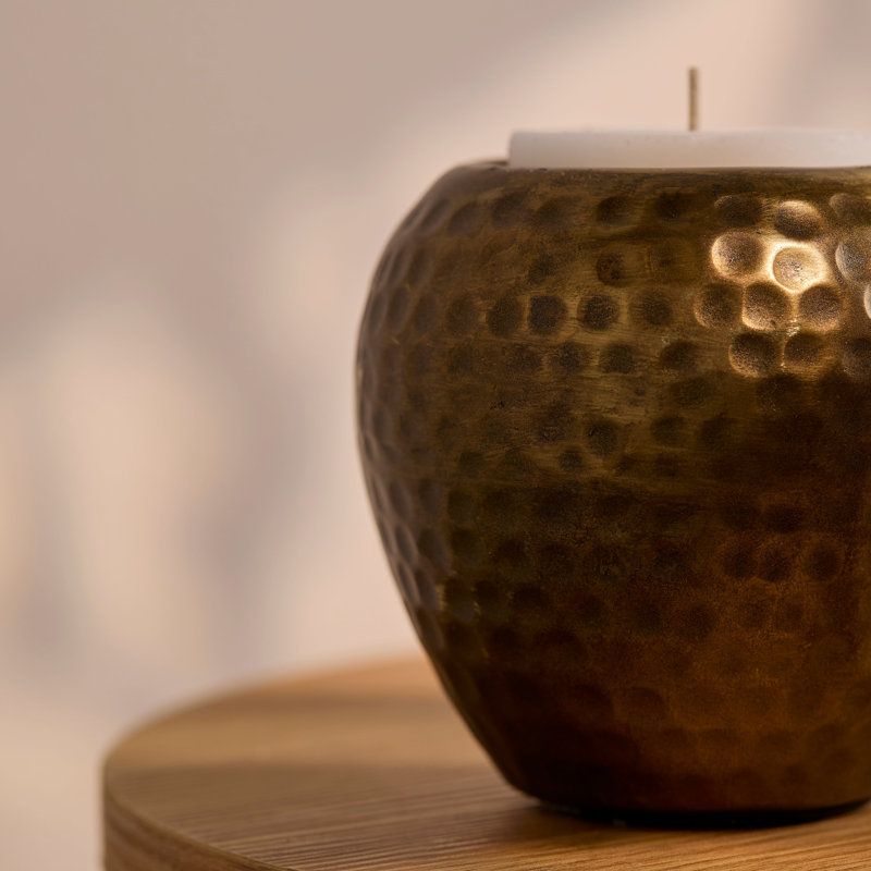 Metal Tabletop Candle Accessories, 10.5 cm H x 9.5 cm W x 9.5 cm D