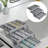 Foldable Jewellery Storage Box Multi Compartments 2/3 Tiers with Adjustable Dividers Tool Stationery