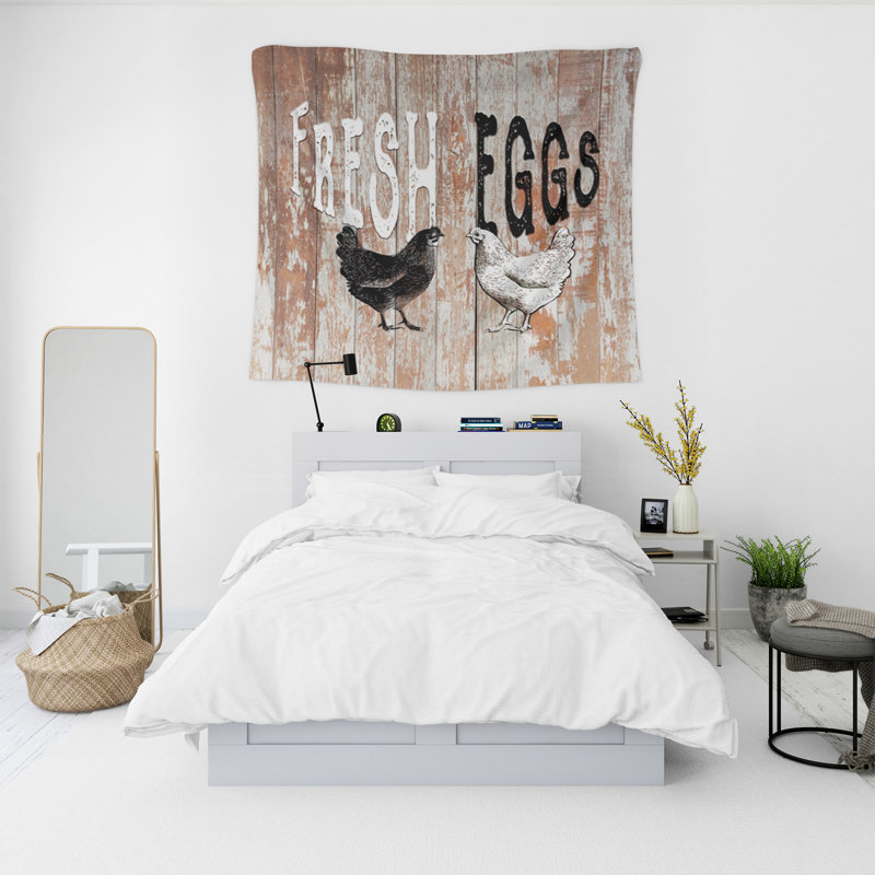 Tapisserie murale, H 80 po x l 68 po