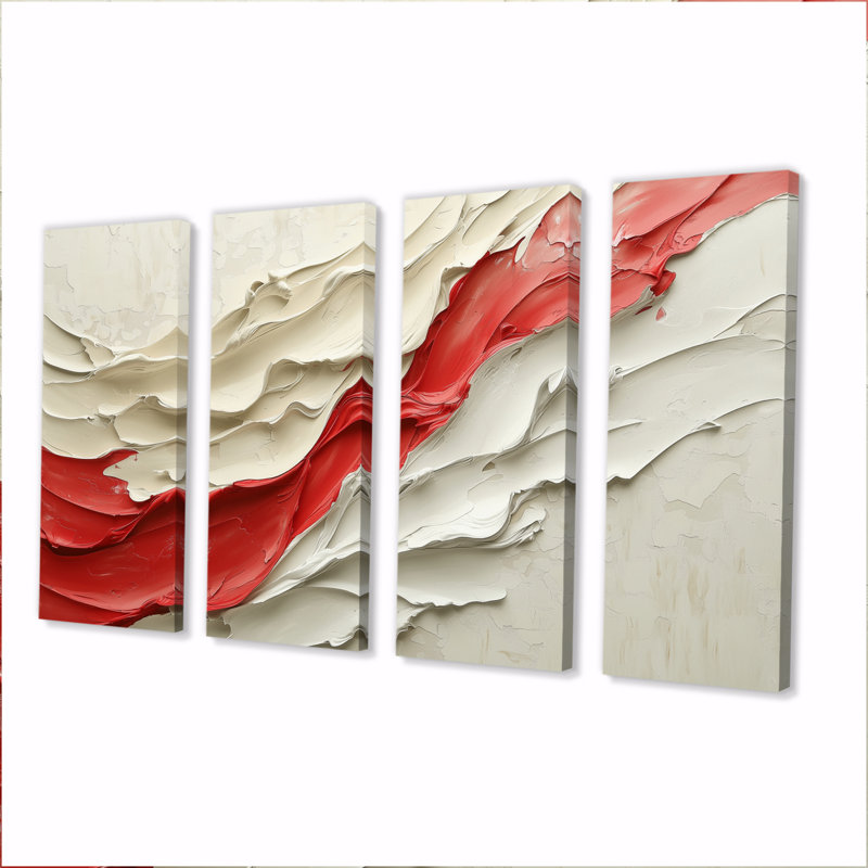 Chaos Harmony Of Drip Ink, peinture I, H 28 po x l 48 po, 4