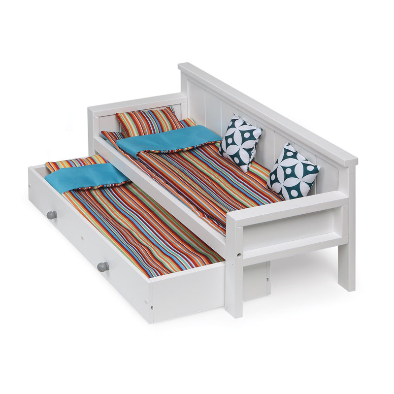 Sofa/Daybed with Trundle for 18 inch Dolls