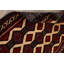 Tapis décoratif en laine de conception unique noué à la main New Age Balouch rouge/Ivoire/noir de 3 pi 4 po x 6 pi 2 po