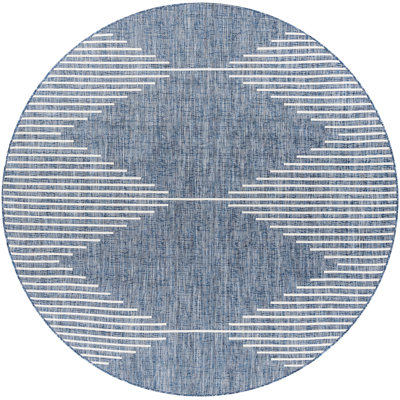 Tapis intérieur / extérieur bleu Irielle