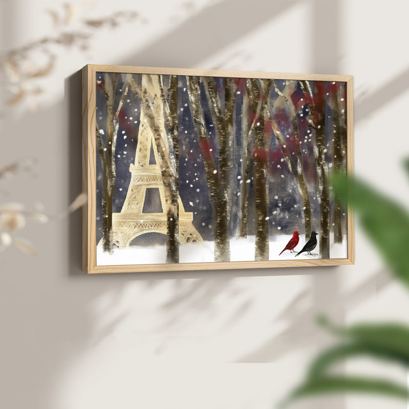 Chirstmas Art-DCXLVIII -Framed Print - Restickable, H 11 po x l 14 po, Naturel