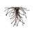 15 - Light Delmonico Bronze Cluster Pendant