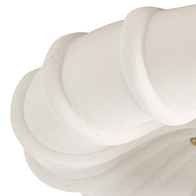 Camella Small Flush Mount, Antique Brass