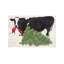Christmas On The Farm II - Cow With Tree by Tara Reed - Wrapped Canvas Painting-825590520
