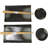 Hakumu Grey Porcelain Sushi Plates Sauce Dishes Chopsticks Dinnerware Set For 2-476685414