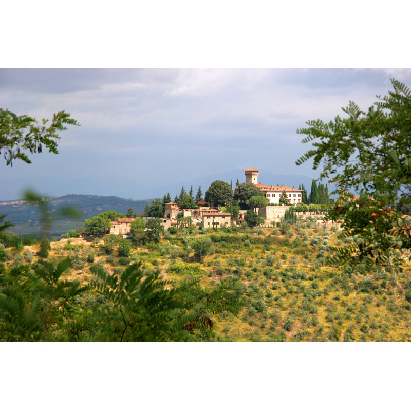Potashnick Vicchiomaggio Castle In Chianti - Wrapped Canvas Print, 30cm H x 46cm W 3.8cm D