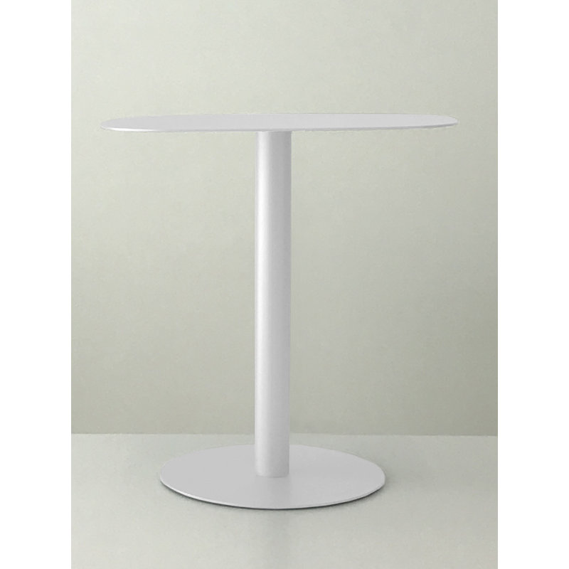 Ashlay Metal Side Table - End Table, White