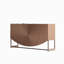 Buffet artistique 3D Wave, plateau autocollant en marbre, style américain antique pour rangement dans la salle à manger avec autocollant, utilisation multi-scénario, style et métal