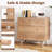 4 Drawer Dresser for Bedroom Wide Chest of Drawers with Metal Guide Rails Natural-463994774