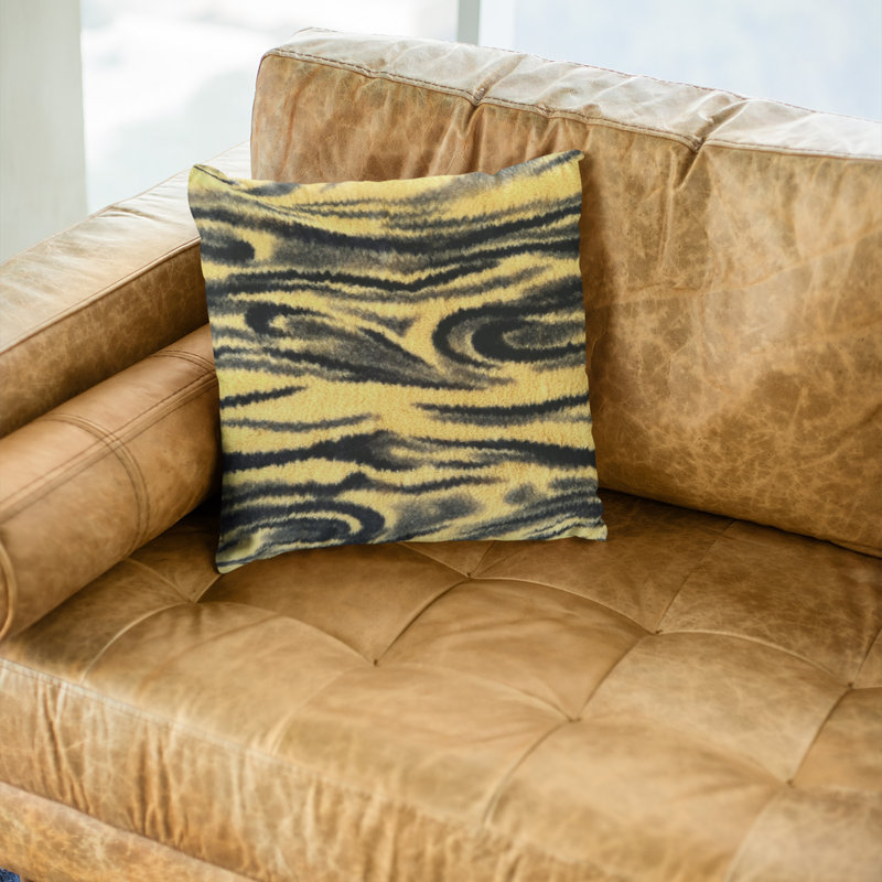 Coussin décoratif en polyester / mélange de polyester, 22 po x 22 po