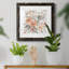 «Peach & Rust Blooms I-Premium», reproduction encadrée prête à être accrochée-62722861-62722874