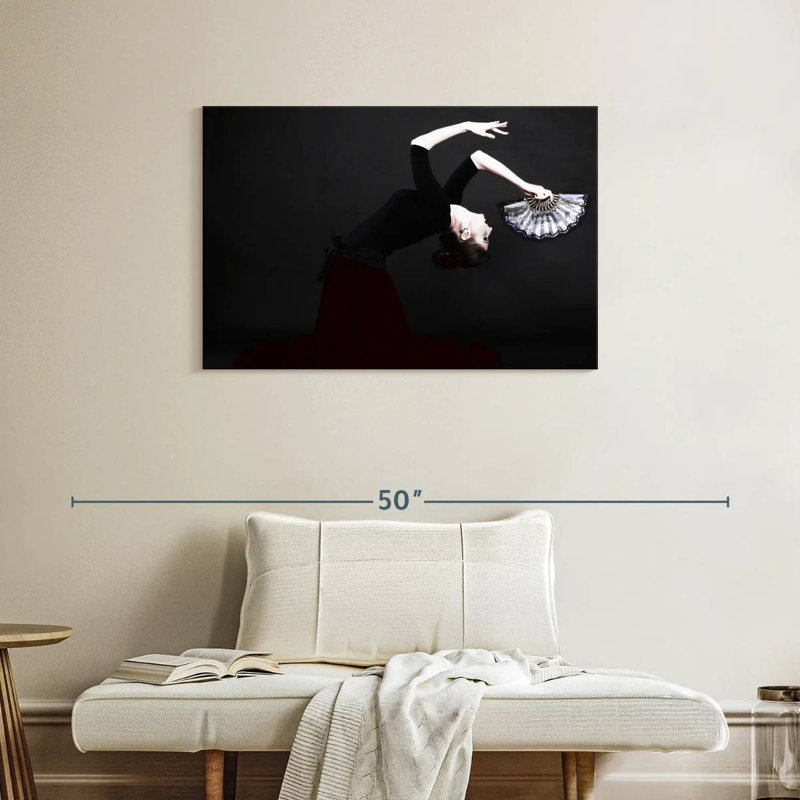 Enn Spanish Flamenco Dancer, 24" H x 36" W