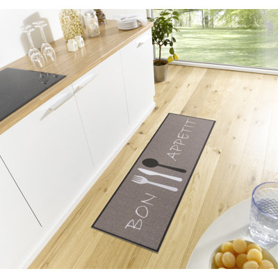 The "Cook & Clean" kitchen runner is perfect for the kitchen, hallway or dining room