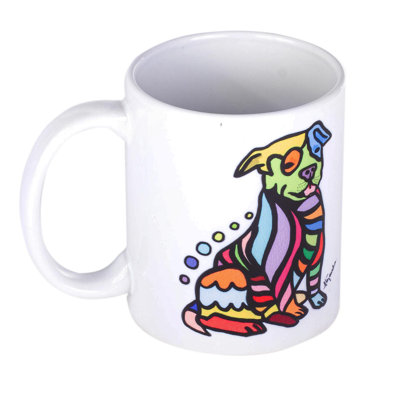 Red Barrel Studio Handmade Maggi The Dog Ceramic Mug