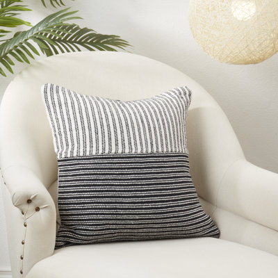 Housse de coussin à rayures Entendu