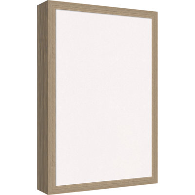 White Cork Board Emery Brown Framed Bulletin Board