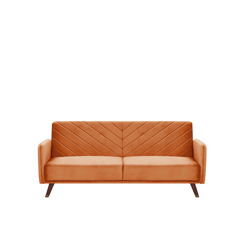 Salas Velvet Sleeper, Orange