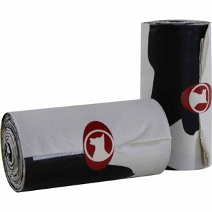 Sac à crotte en plastique compostable Lucky Dog Zero 96 sacs / 8 rouleaux