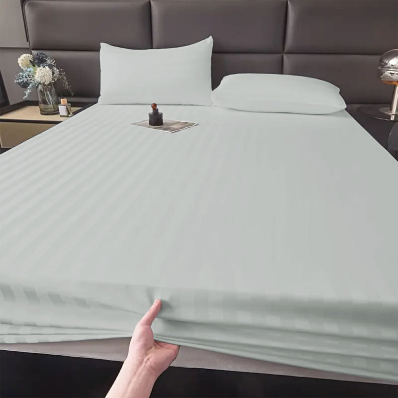 Microfiber Luxury 40cm Deep Fitted Sheet, Single (3'), Grey