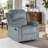 Nikodemos 34.8" Wide Contemporary Breathable Skin Friendly Microfiber Fabric Soft Padded Manual Recliner Chair-1991170564