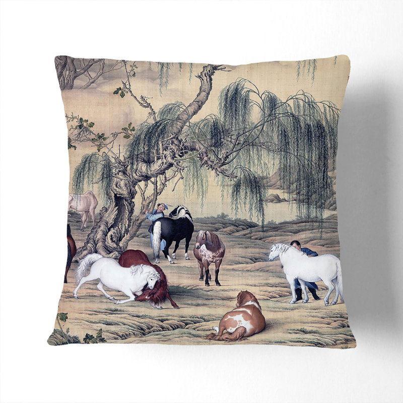 Square Throw Cushion, 40cm H x 40cm W x 15cm D, Black