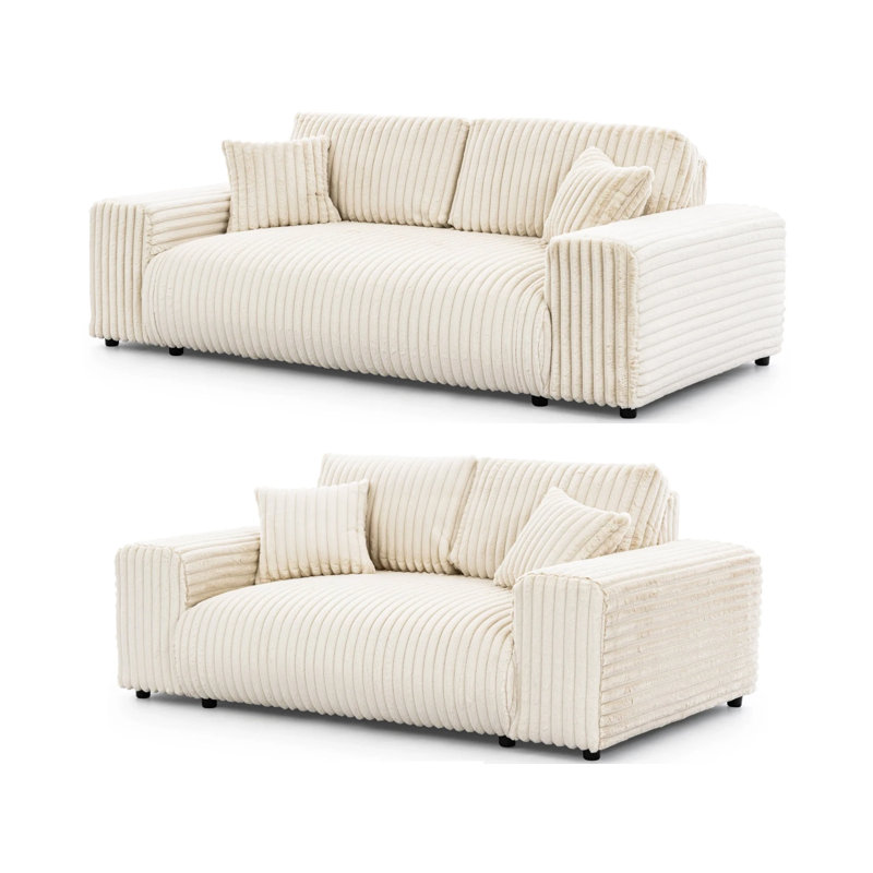Mollis 2 - Piece Living Room Set, Beige