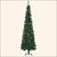 Arbre de Noël artificiel 7,5 pi, aiguilles de pin fines avec branches réalistes, pommes de pin, base en métal, vert