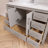 Felix 48 Inch Fully Assembled Bathroom Vanity with Solid Surface Engineered Marble Top, Modern Freestanding Bathroom Vanity Cabinet with Textured Countertop and Backsplash-1955821973-1975647475