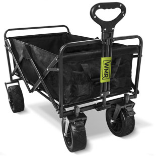 Collapsible Wagon, Removable Fabric, Big Wheels Max Capacity 100kg