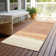Machine Washable Indoor/Outdoor Christain ACN1274 Salmon Rug