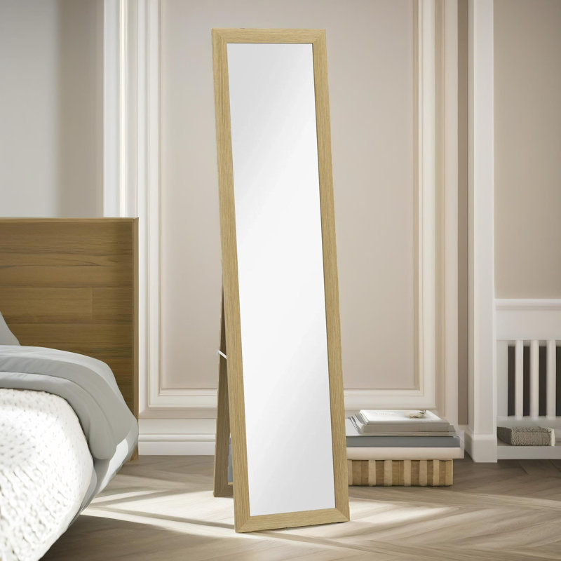 Clust Rectangle Mirror, Natural Brown