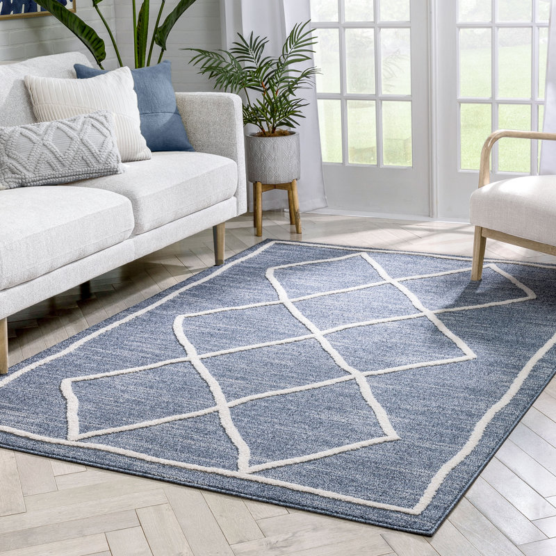 Harlow Moroccan Synthetic Area Rug, Rectangle 120 x 160cm