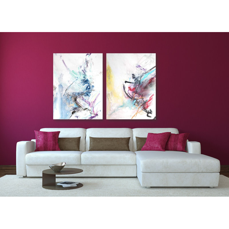 Poetry Set I By John Beard by John Beard, Unframed, 36" H x 48" W x 1.5" D