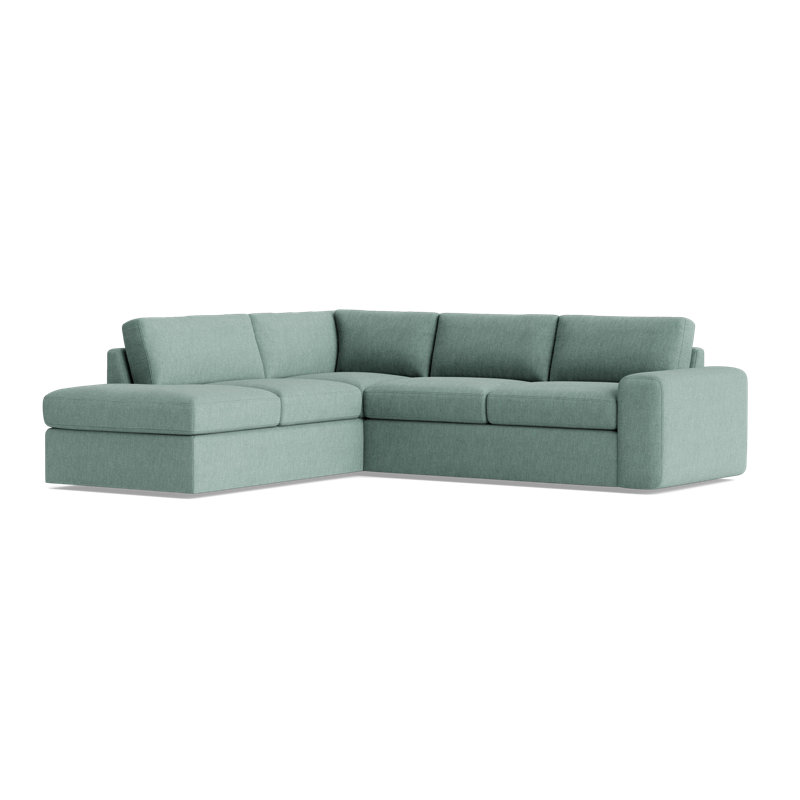 The OG Sectional, Left Hand Facing, Performance Weave - Spa