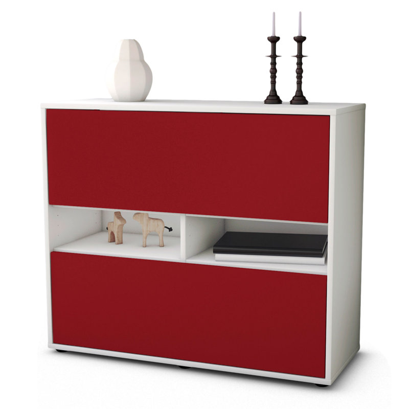Regent Sideboard, White/Red