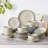 Whittier 24 Piece Stoneware Dinnerware Set - Service for 6-1476508473