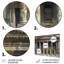 Or gris architecturale Marvel Banks - ensemble de reproductions d'art mural Banks-1278581586-1278581595