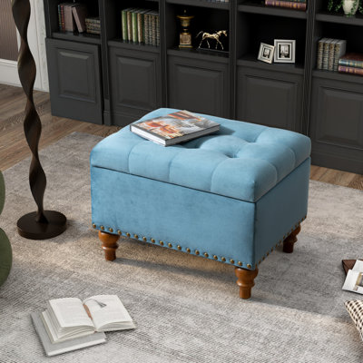 Repose-pieds Modern Living, repose-pieds en velours