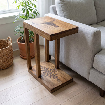 Table crâne en fer de marque - naturel par 