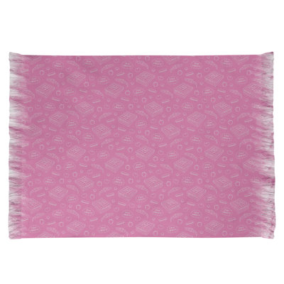 Rose pizza Tapis décoratif