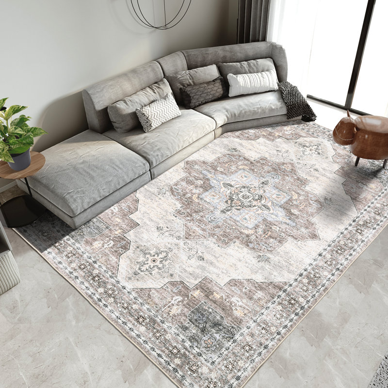 Tapis rectangulaire Braelee avec envers antidérapant, Rectangle 10 pi x 13 pi