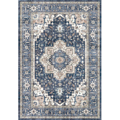 ELISE 5.3X7 6302-510 NAVY/IVORY