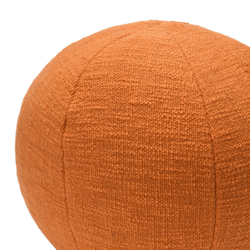 Coussin Taron, 10 po x 10 po, Orangé
