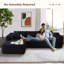 Canapé modulaire rembourré 2 pièces Kailayah-710684427-710688848