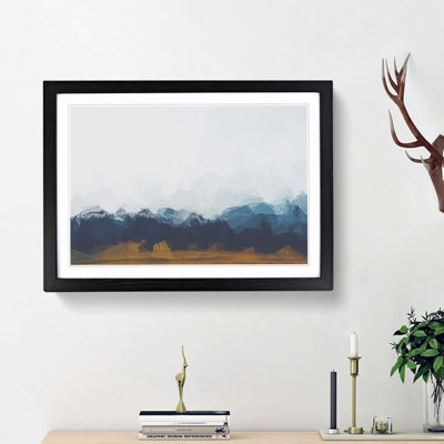 Forest Fog in Abstract - Picture Frame Graphic Art Print