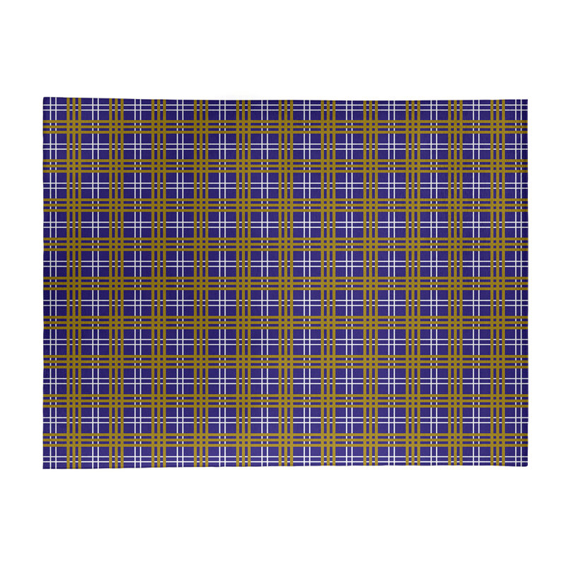 Plaid Indoor Rug, Rectangle 9' x 12'